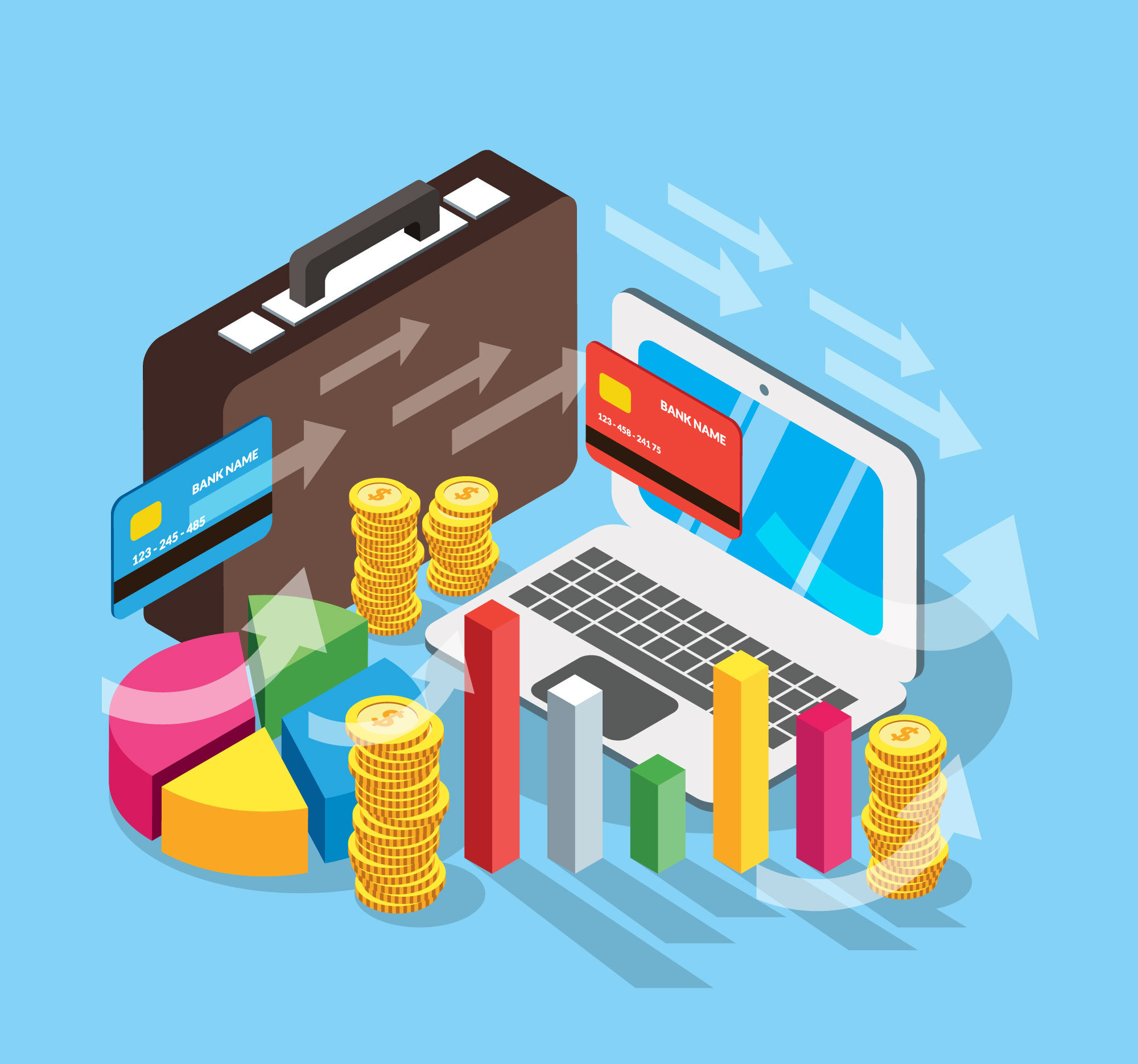 manage multiple bank accounts