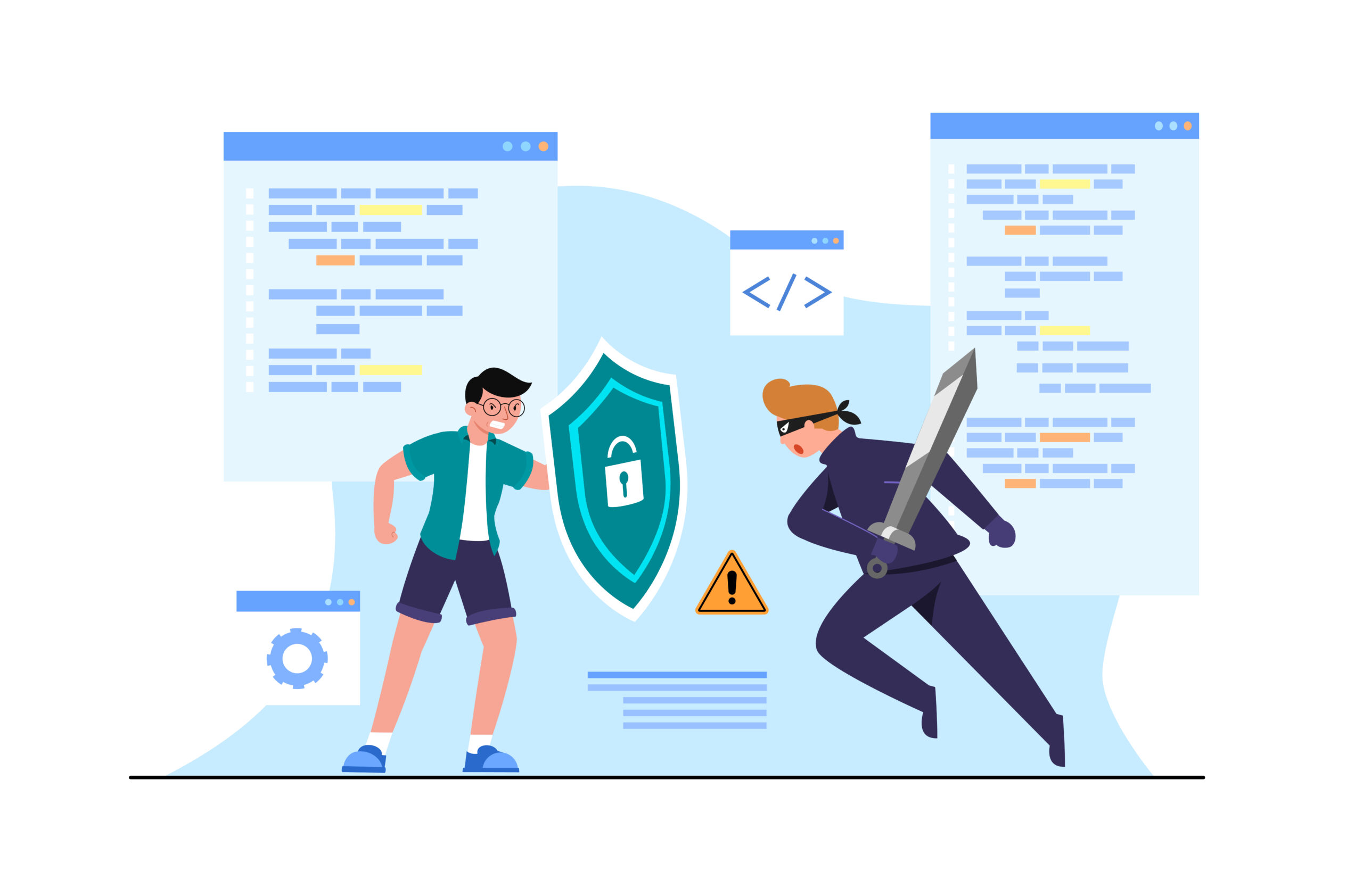 how cybersecurity works