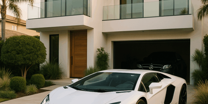 Homes That Show Off Luxury Cars