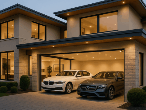 Luxury Homes with Showroom-Style Garages for Car Enthusiasts