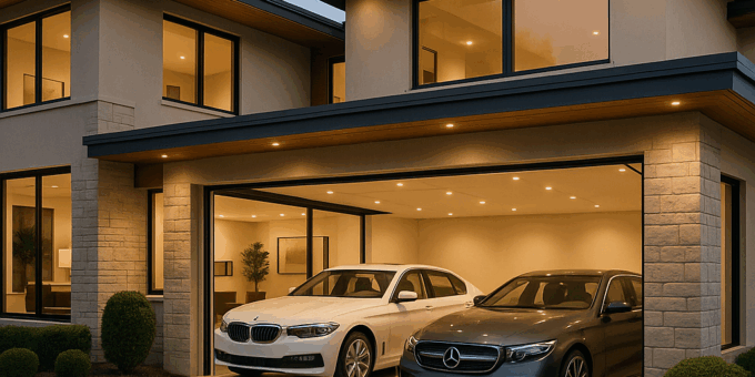 Luxury Homes with Showroom-Style Garages for Car Enthusiasts