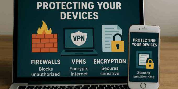 Protecting Your Devices Firewalls, VPNs, and Encryption Explained