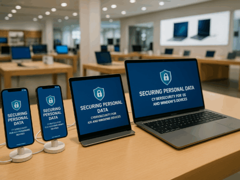 Securing personal data cybersecurity for iOS and Windows devices