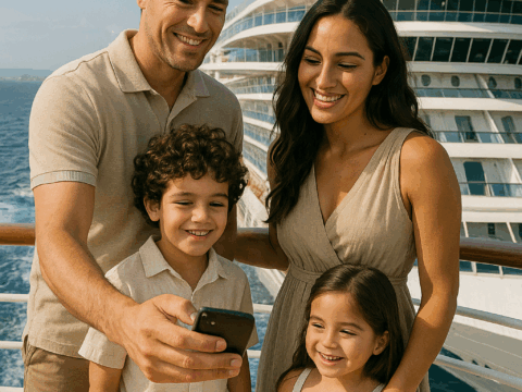 how to book a luxury cruise using digital banking services