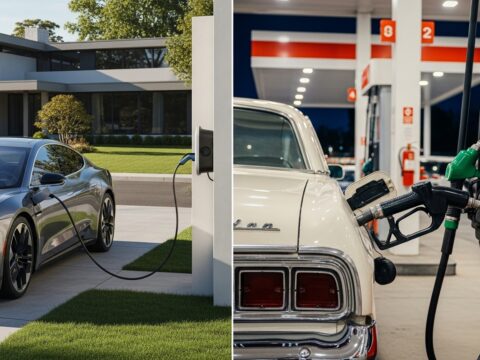 compare electric vs gas cars